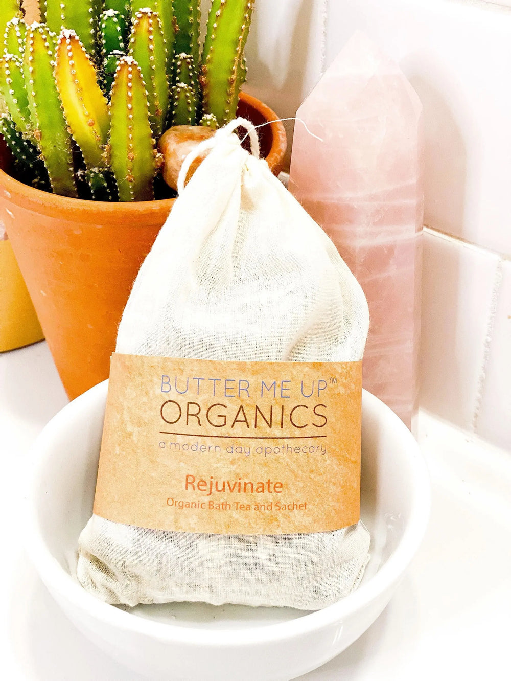 Organic Rejuvenating Bath Tea or Sachet White Smokey