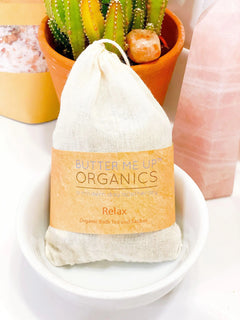 Organic Relaxation Bath Tea or Sachet White Smokey