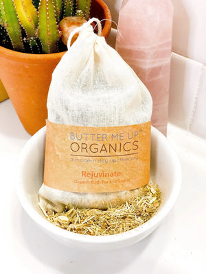 Organic Rejuvenating Bath Tea or Sachet White Smokey