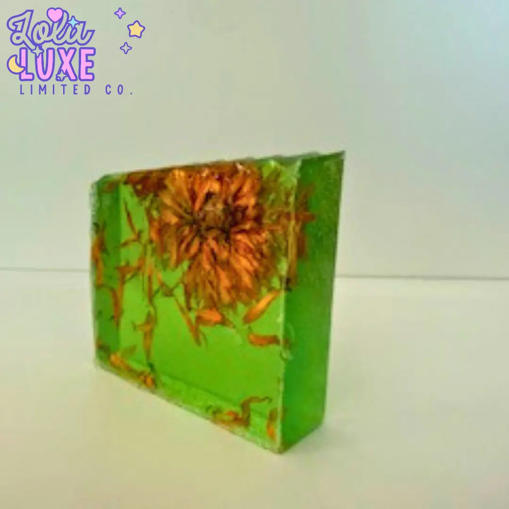 Aloe & Calendula Herbal Handmade Soap Pear Coeus