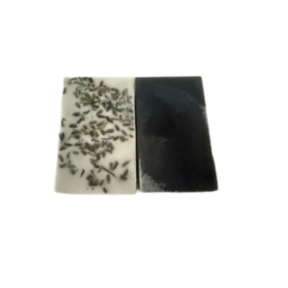 Charcoal & Lavender Purifying Handmade Soap 🌿 Pear Coeus