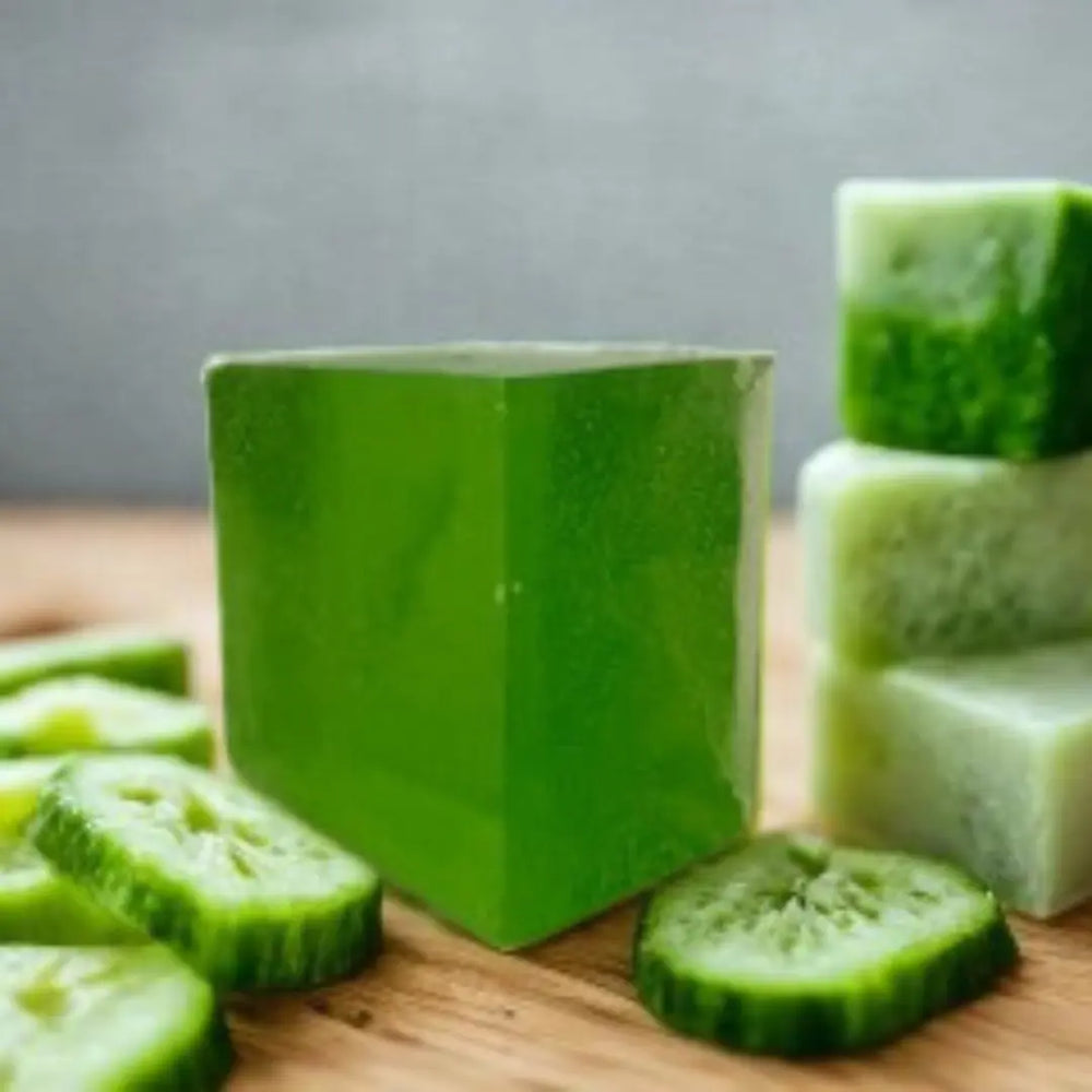Aloe & Cucumber Melon Handmade Soap Pear Coeus