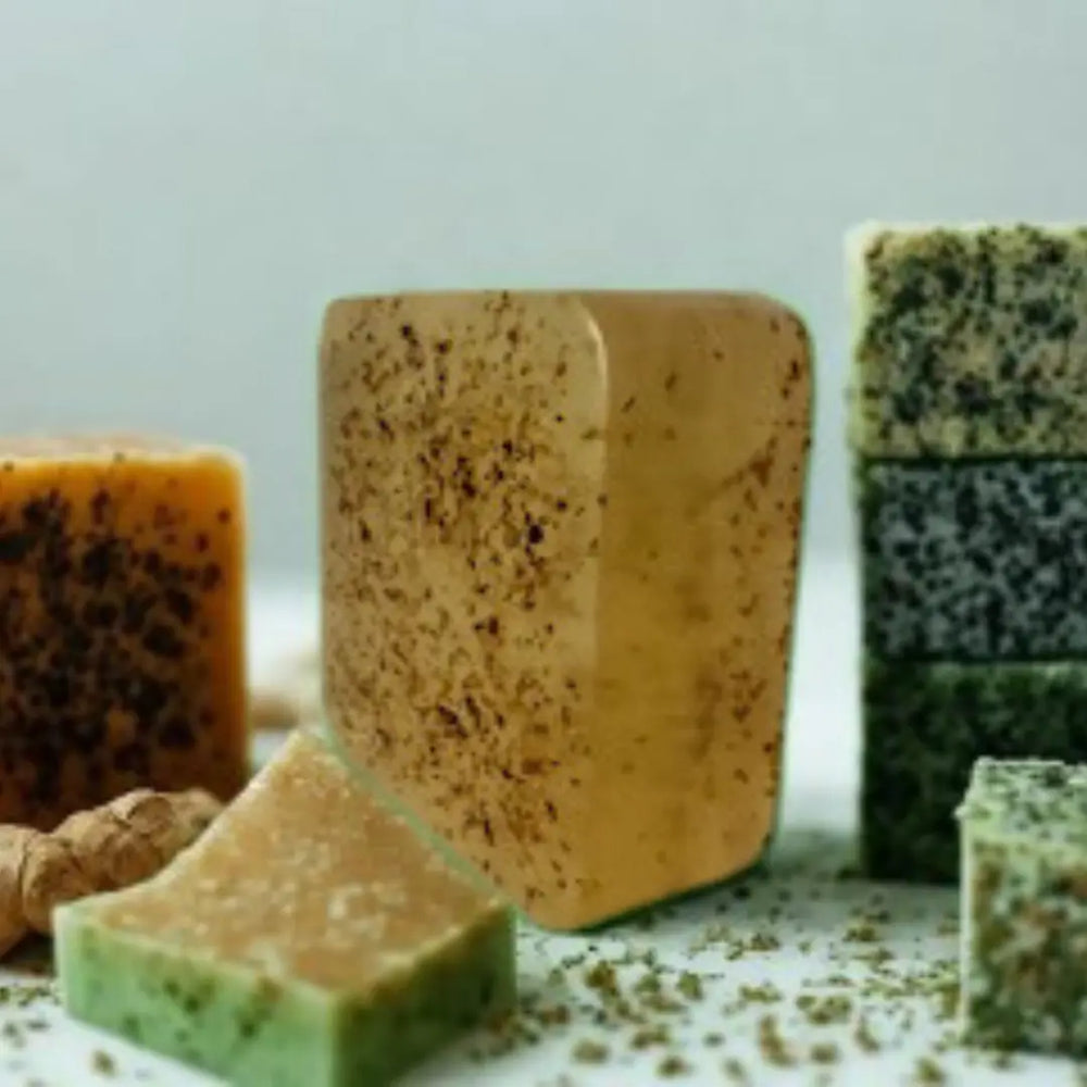 ✨ Green Tea, Ginger & Honey Glow Handmade Soap ✨ Pear Coeus