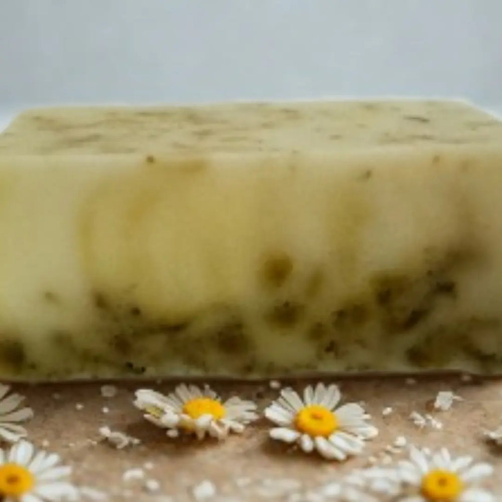 ✨ Tallow & Chamomile Bliss Handmade Soap Pear Coeus