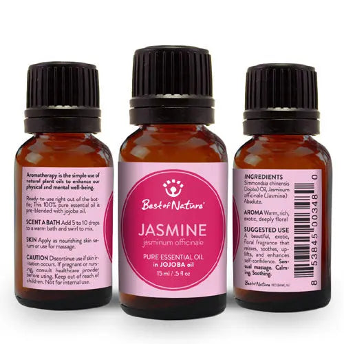 Jasmine Absolute Essential Oil blended with Jojoba Oil Purple Missy