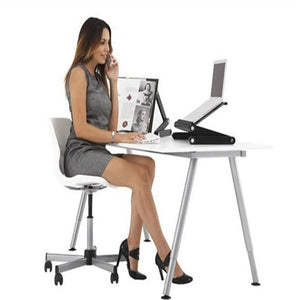 48 X 26cm Portable Home Assembly Folding Table Black Harlequin Iolaus