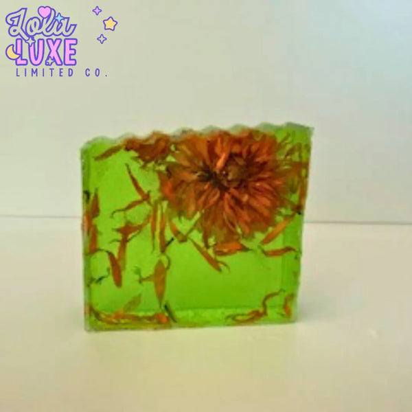 Aloe & Calendula Herbal Handmade Soap Pear Coeus