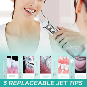 350ml Large Water Tank Dental Flushing Device USB Charging Irrigator Pink Iolaus