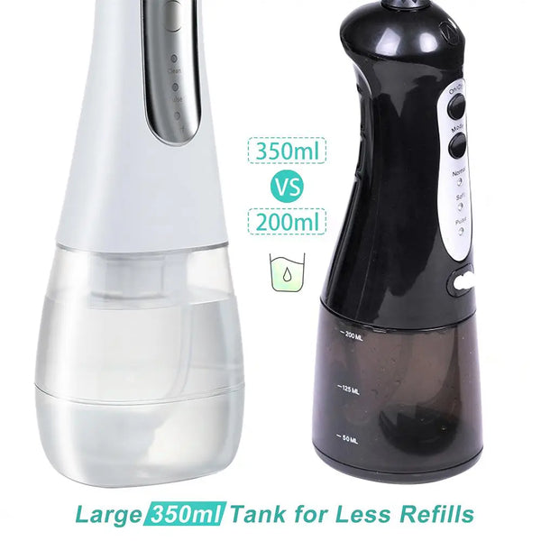350ml Large Water Tank Dental Flushing Device USB Charging Irrigator Pink Iolaus