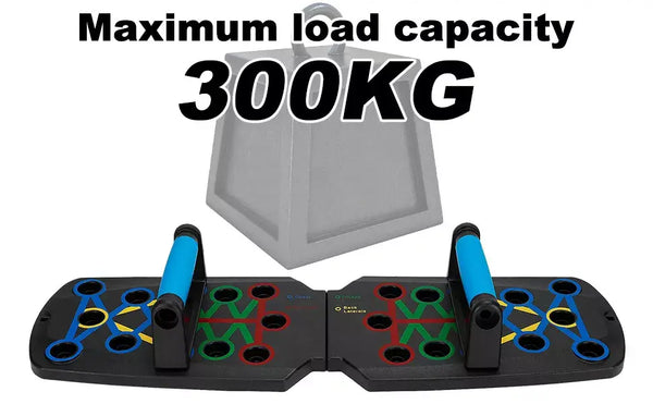 28 in 1 Push Up Rack Board System Fitness Workout Train Home Gym Puce Gaia