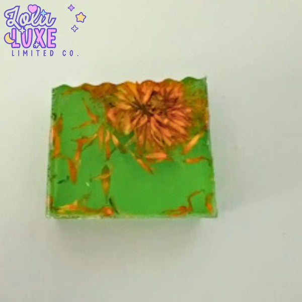 Aloe & Calendula Herbal Handmade Soap Pear Coeus