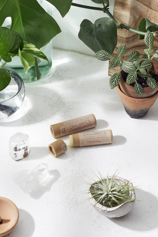 Organic Anti-Chap Lip Balm / Chapped Lips / Organic Lip Moisturizer / White Smokey