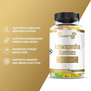 Ashwagandha Gummmy for Natural Stress Relief Turquoise Alder