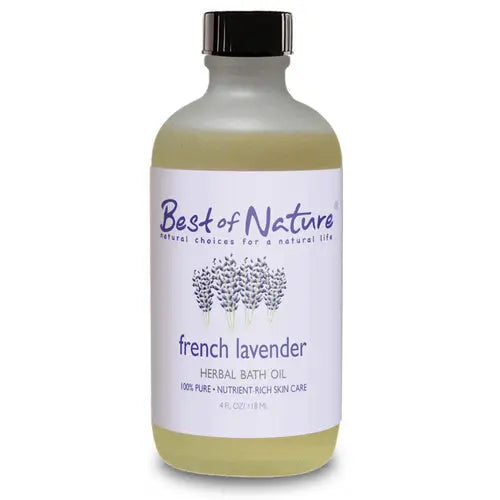 French Lavender Herbal Bath Oil Purple Missy