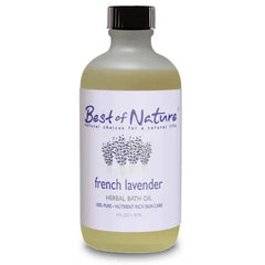 French Lavender Herbal Bath Oil Purple Missy
