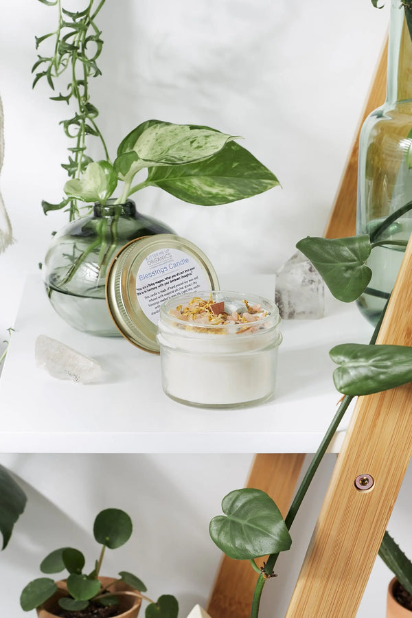 Blessings Candle / Intention Candle / Good Luck / Soy Handpoured - Thrivera