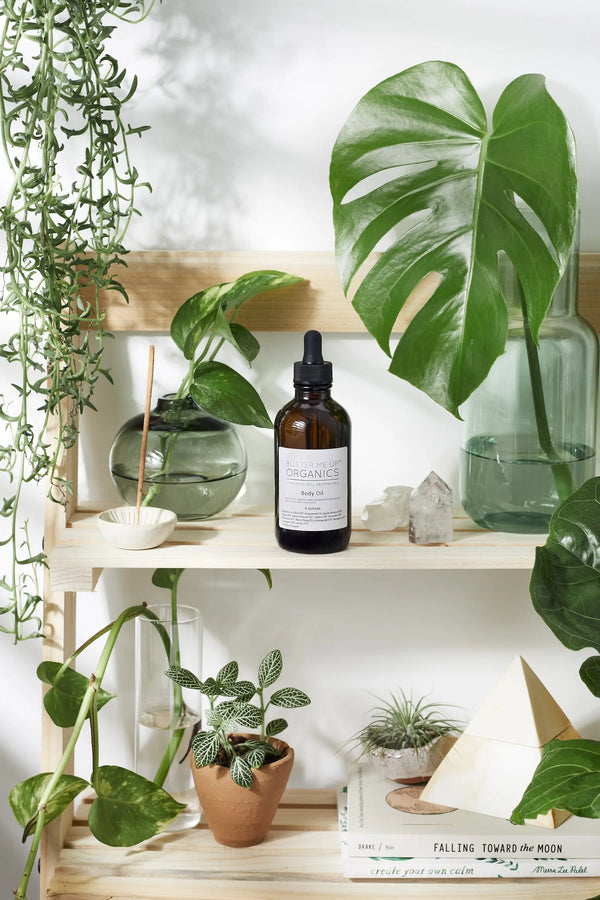 Organic Body Oil / Body Oil / Moisturizer / Organic Oils / Dry Skin White Smokey