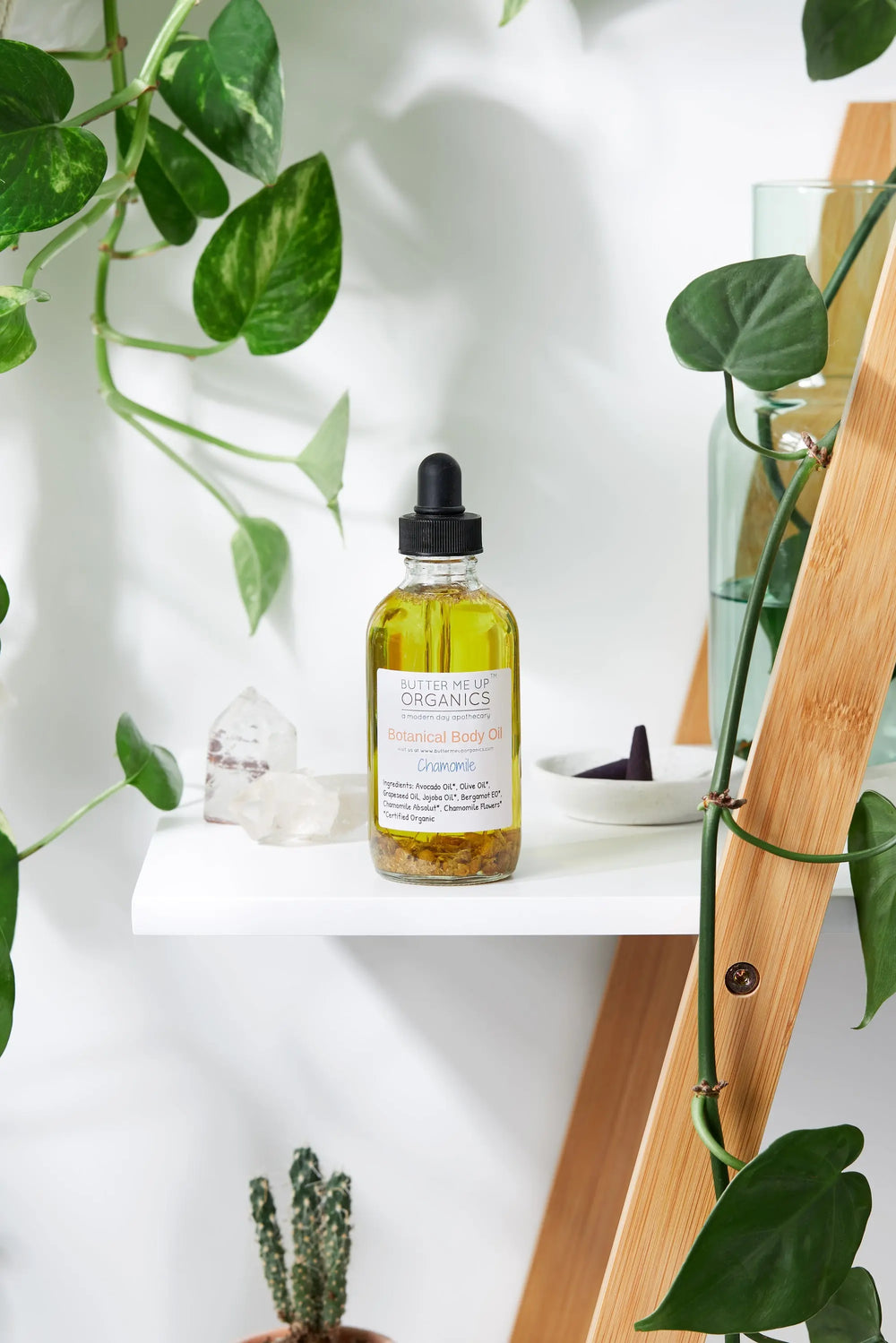 Botanical Body Oil -BOTANICAL COLLECTION - Organic Body Lotion White Smokey