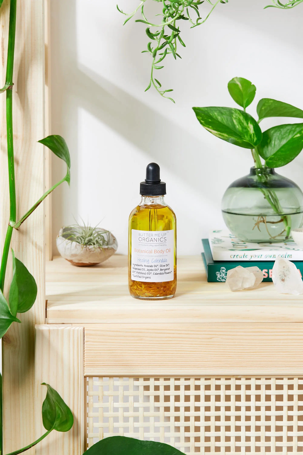 Botanical Body Oil -BOTANICAL COLLECTION - Organic Body Lotion White Smokey