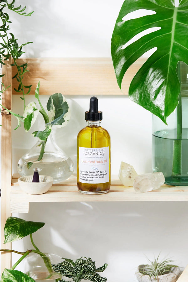 Botanical Body Oil -BOTANICAL COLLECTION - Organic Body Lotion White Smokey