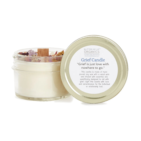 Grief Candle / Intention Candle / Essential Oil Candle / Soy Wax - Thrivera