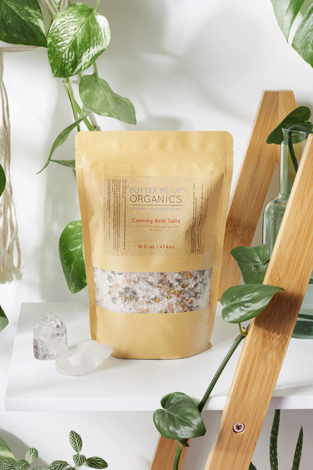 Calming Bath Salts / Detox / Relaxation / Lavender & Chamomile / White Smokey