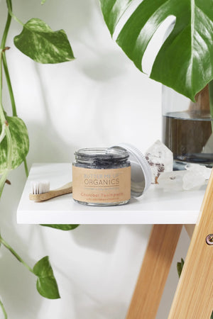 Organic Activated Charcoal Toothpaste / Whitening Toothpaste / Organic White Smokey