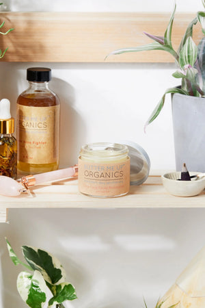 Clear Face Moisturizer / Face Cream Facial Moisturizer Organic White Smokey