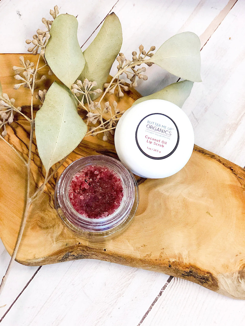 Organic Coconut Lip Scrub White Smokey