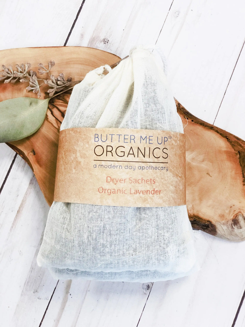 Dryer Sachets with Organic Lavender White Smokey