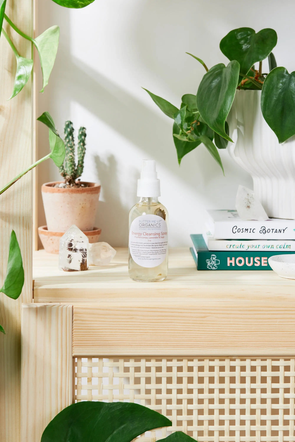 Organic Energy Cleansing Spray / Smudge Spray / Space Clearing / White Smokey