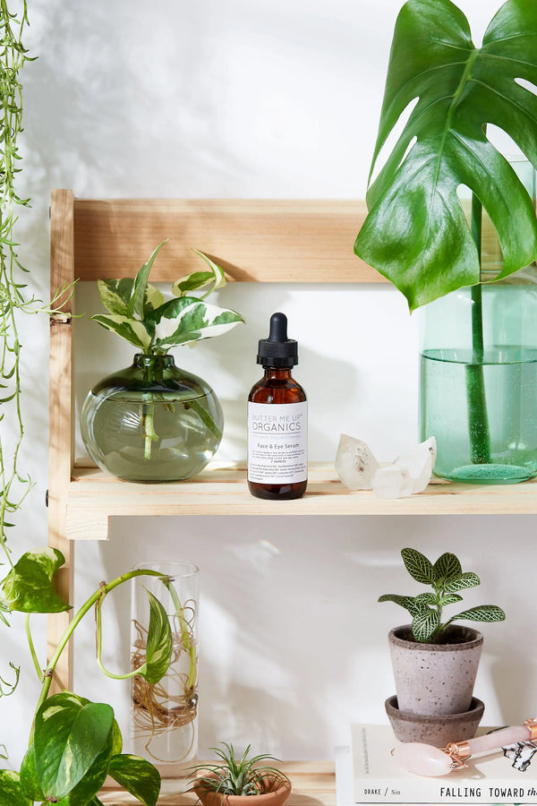 Organic Face & Eye Serum / Organic Facial Oil / Anti-Aging Serum / White Smokey
