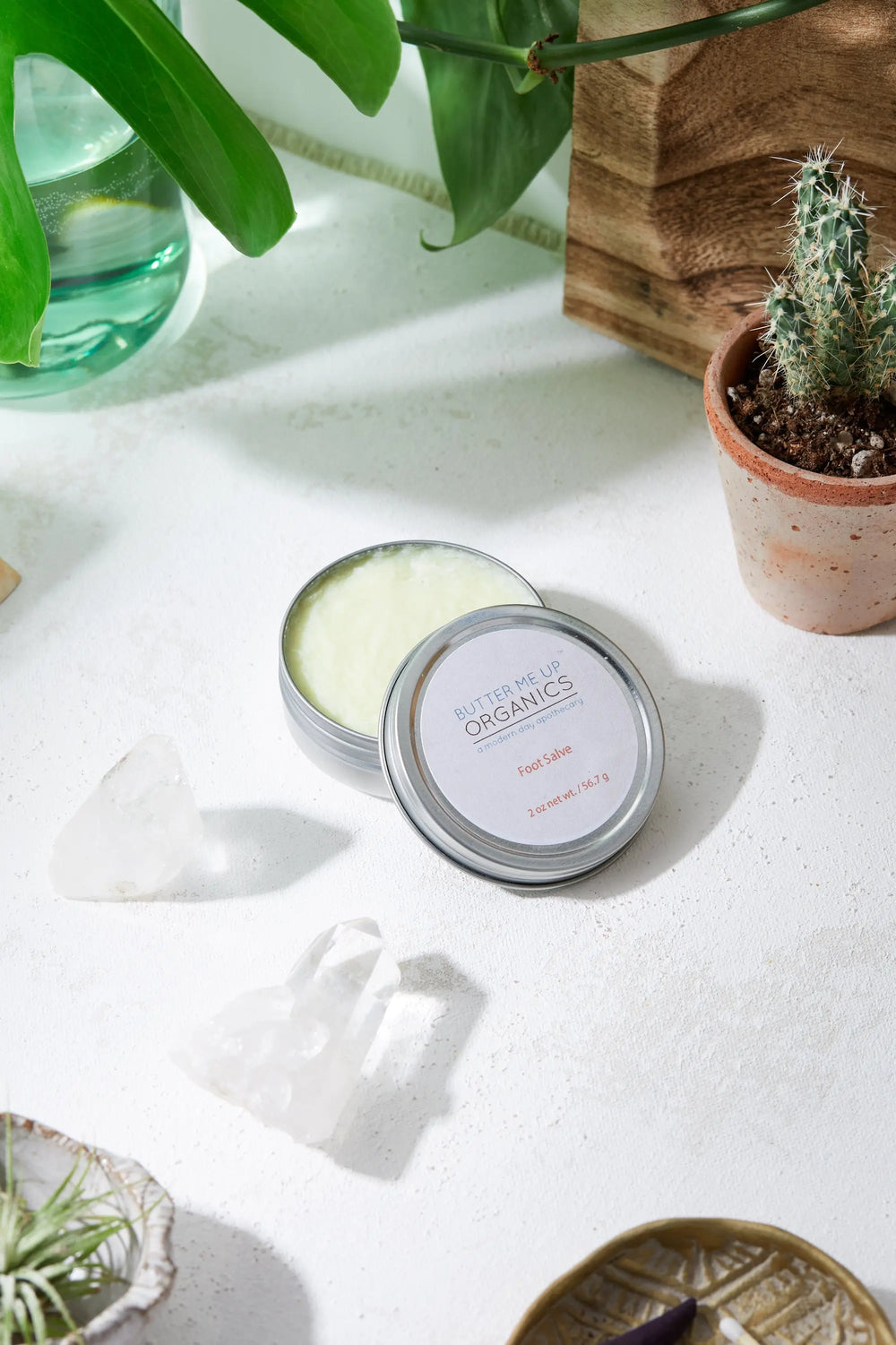 Foot Salve/ Dry Cracked Feet / Heel Salve / Foot Butter White Smokey