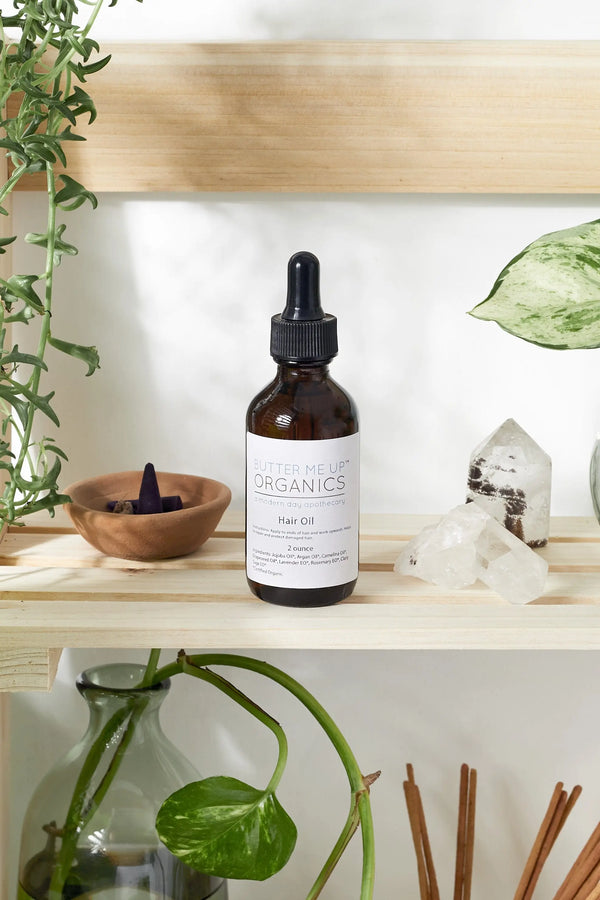 Organic Hair Oil Repair Healthy Hair White Smokey