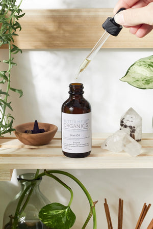 Organic Hair Oil Repair Healthy Hair White Smokey