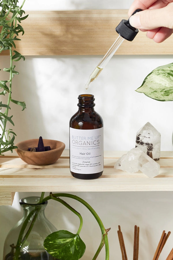 Organic Hair Oil Repair Healthy Hair White Smokey