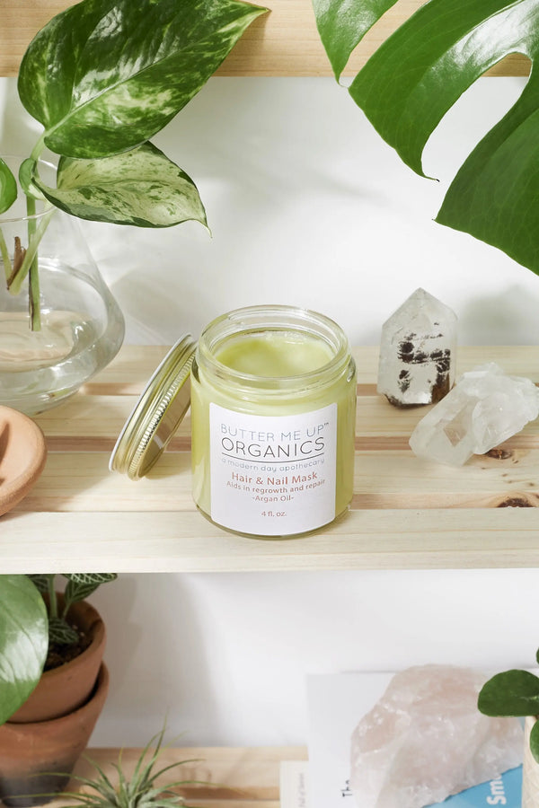 Hair & Nail Mask for long hair growth and healthy nails White Smokey