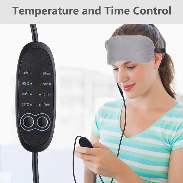 Heated Eye Mask Cold & Warm Eye Compress Sleep Aid - Thrivera
