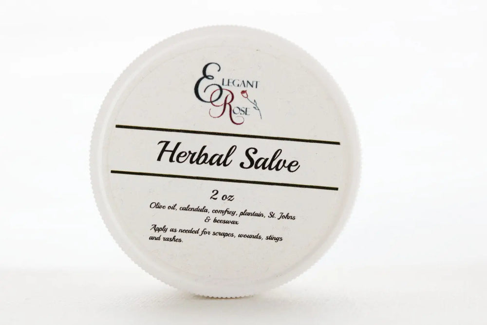 Herbal Salve - All-Purpose Skin Salve Maroon Oliver