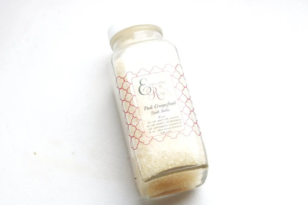 Grapefruit Bath Salts Maroon Oliver