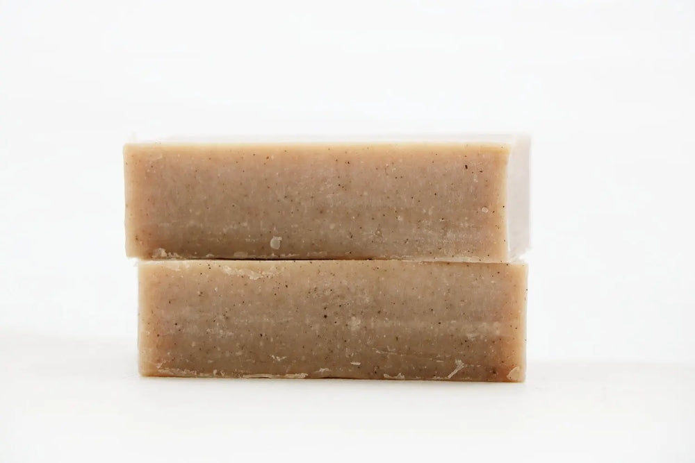 Peppermint Cream Soap - Natural Soap Bar - Maroon Oliver
