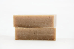 Peppermint Cream Soap - Natural Soap Bar - Maroon Oliver