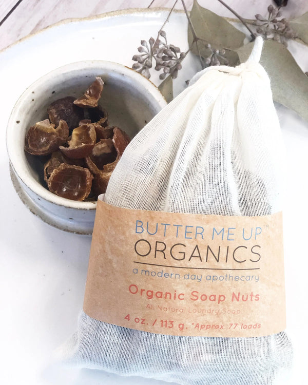 Organic Soap Nuts / All Natural Laundry Soap / Eco friendly White Smokey