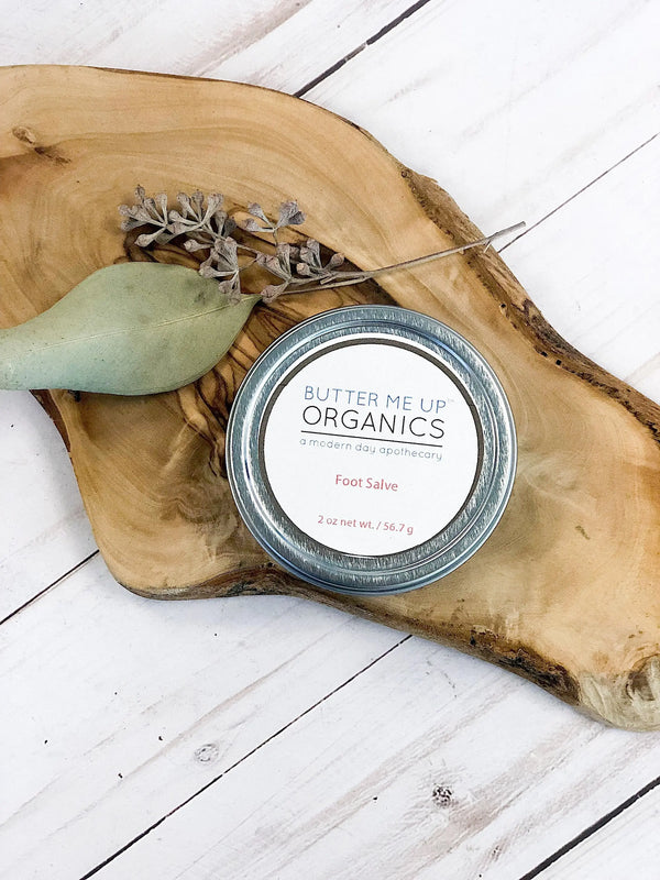 Foot Salve/ Dry Cracked Feet / Heel Salve / Foot Butter White Smokey
