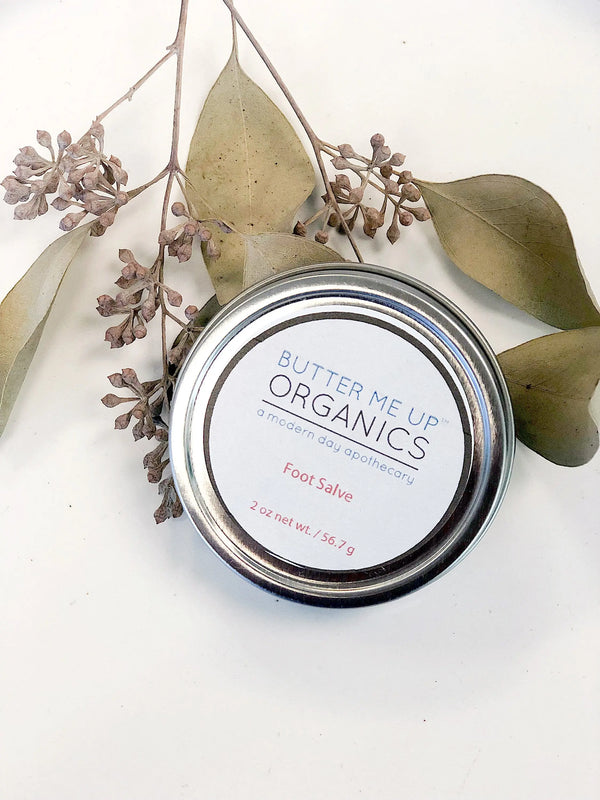 Foot Salve/ Dry Cracked Feet / Heel Salve / Foot Butter White Smokey