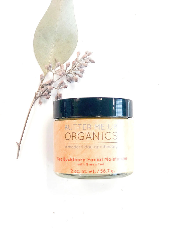 Sea Buckthorn Facial Moisturizer / Organic Face Moisturizer / Facial White Smokey