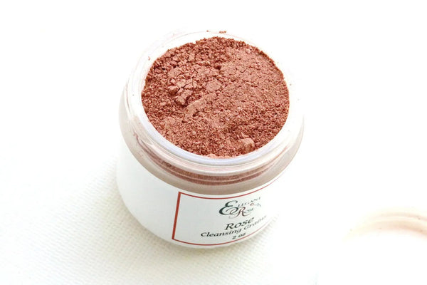 Rose Cleansing Grains, Natural Skin Care Maroon Oliver