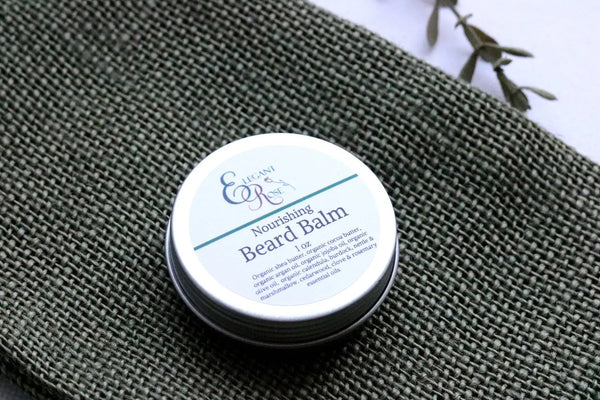 Organic Nourishing Beard Balm, Natural Beard Balm, Maroon Oliver