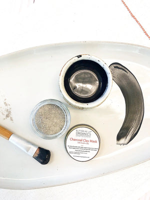 Organic Charcoal Mask / Activated Charcoal Mask White Smokey