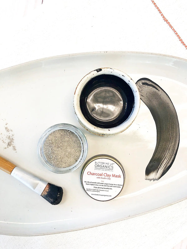 Organic Charcoal Mask / Activated Charcoal Mask White Smokey